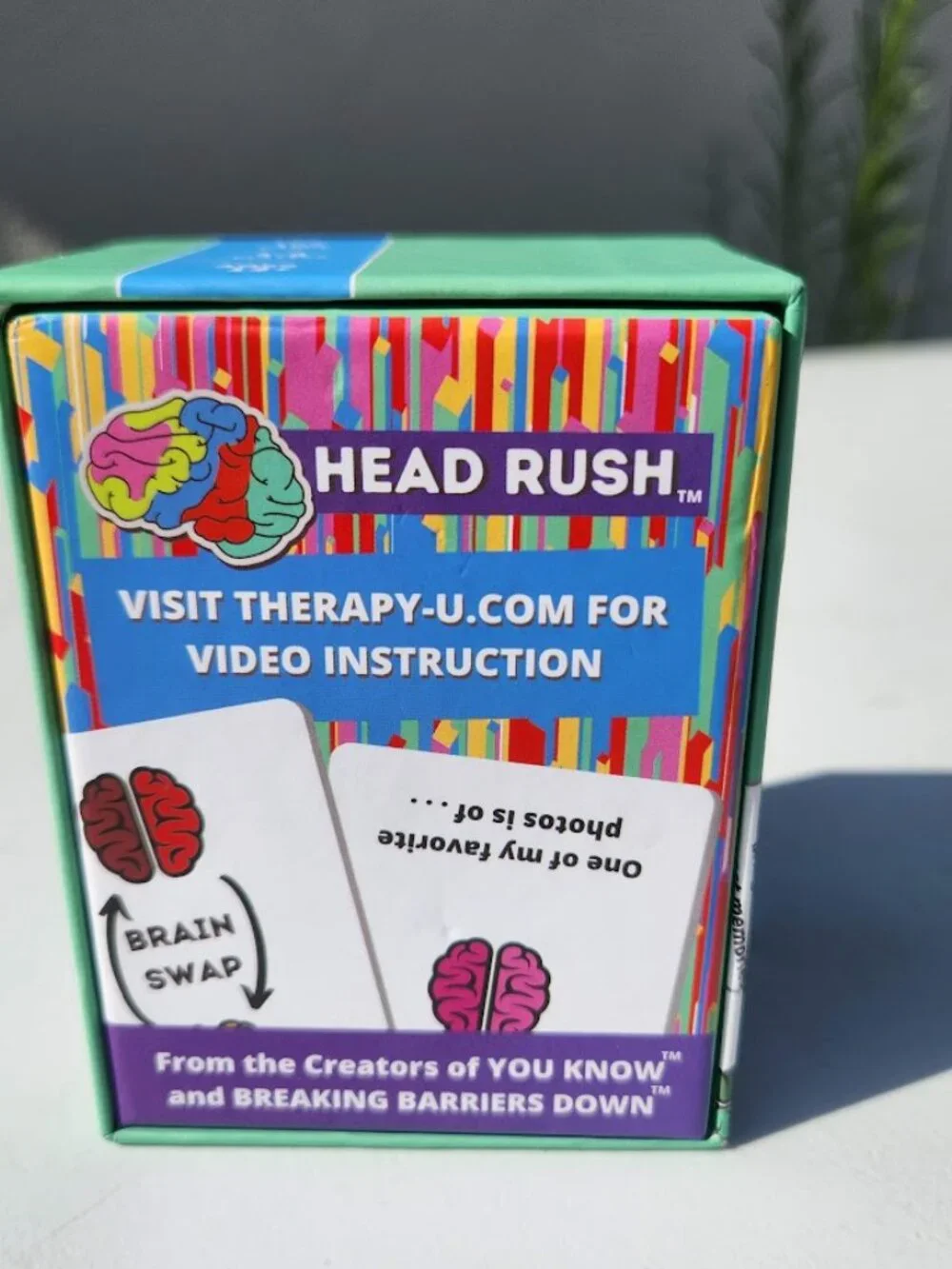 Head Rush Social Skills Games and Therapy Card Game Mindfulness Communication Se